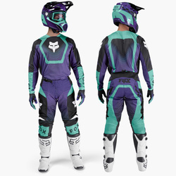 Strój na crossa Fox 180 Collect fioletowy