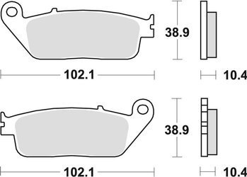 TRW Lucas Klocki hamulcowe KH196