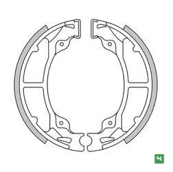 Szczęki hamulcowe Kawasaki KD 80 88-90 / KDX 200 83-88 / KH 125 77-81 / KX 125 82-85  Newfren