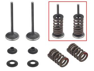 Zawory wydechowe [komplet zaworów + sprężyny + podkładki][stalowe] Honda CRF 450R '07-'08  (MX-09501E) (30X4,98X84,3MM)