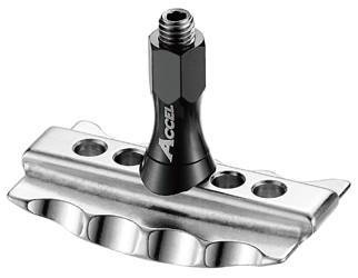 Accel/Trzymak Aluminiowy [1.85]/Z Nakrętką/Czarny