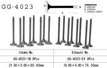 Vesrah Zawór wydechowy KAWASAKI GPX 600 R 89-99 / GPZ 600R 85-90 / ZL 600 86-97