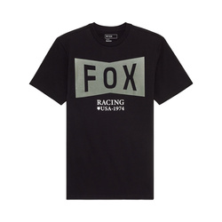 T-Shirt Fox Typeface Prem  czarny