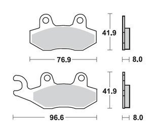 ProX Klocki Hamulcowe Przednie RM125/250 '89-95 / YZ125/250 '90-97