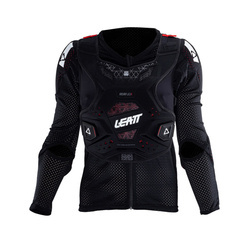 Koszulka ochronna LEATT Body Protector Women ReaFlex Level 1 – klatka + plecy + barki + łokcie (CE) – czarny
