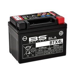 Akumulator BS BTX4L+ / BTZ5S Zamiennik YTX4L-BS, YT4L-BS, YTZ5S 3 Ah 50A