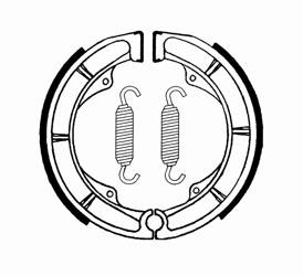 TRW Lucas SZCZĘKI HAMULCOWE (160X30MM)