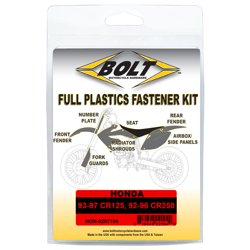 Zestaw śrub do plastików BOLT USA przód tył Honda CR 125 250 1992-1997