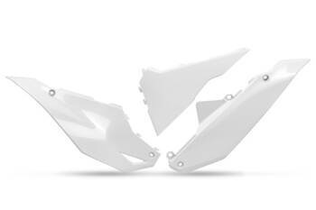 UFO Boczki Tylne Kawasaki KXF 450 '24 kolor biały