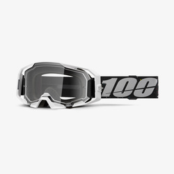 Gogle 100 PROCENT ARmatic rapidracer - clear lens - kolor szary/czarny szyba przeźroczysta