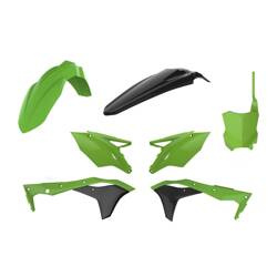 Komplet plastików Kawasaki KX 250F '17-'20 Polisport zielono,czarny