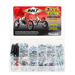 Zestaw śrub BOLT USA Pro Pack Honda CR 125 250 500 na stalowej ramie