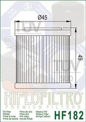 Hiflo filtr oleju HF 182 Piaggio 350 BEVERLY SPORT TOURING 4T (11-16) ( OEM 880887 )