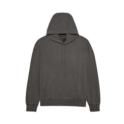 Bluza z kapturem FOX Wordmark Oversized Fleece kolor pewter