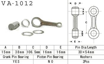 Vesrah Korbowód HONDA TRX 200 90-97