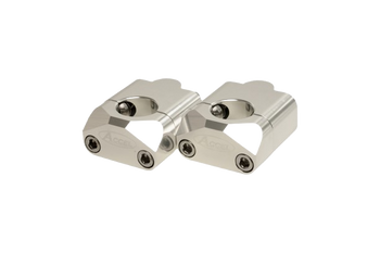 Accel Mocowanie/Podwyżki Kierownicy Dół (22.2mm)/Góra (28.6mm) Wysokość (25mm) - Kolor Srebrny