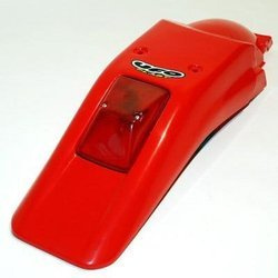 Błotnik Tył UFO z Lampką Wzór Oryginalny dla Honda XR 250 / 400R '96-'10, kolor czerwony