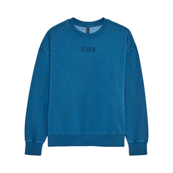 Bluza Fox Wordmark Oversized Fleece Crew  niebieski
