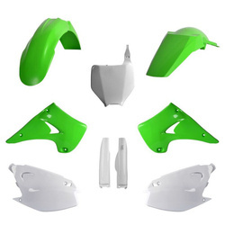 Pełny komplet plastików Kawasaki KX 125 / 250 '04-'08 Polisport zielony