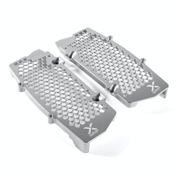 X-GRIP Osłony chłodnicy (komplet) KTM EXC,EXC-F '20-'23, SX/SX-F '19-'22, Husqvarna TE/FE '20-'23, KTM SX/SX-F, Husqvarna TC/FC '20-'23, GasGas EC/EC-F, MC/MC-F '21-'23 X-GRIP, Promocja, Kolor srebrny