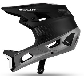 UFO Kask rowerowy Defcon-One Full Face kolor czarny,szary