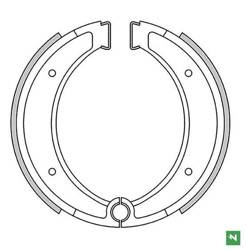 Szczęki hamulcowe Husqvarna AE 500 84- / CR 125 81-84 / CR 240/250/390 / CR 430 81-81 / CR 490 83- /  Newfren