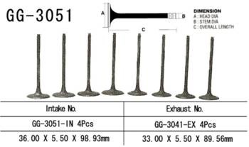 Vesrah Zawór ssący SUZUKI DL 1000 V-STROM 02-19 / DL 1050 V-STROM 20 / SV 1000 / S 03-07