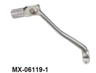 Dźwignia zmiany biegów z kutego aluminium Kawasaki KLX 450 R '08-'09, KXF 450 '06-'08   srebrny