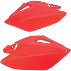 UFO Boczki tylne Honda CRF 250R '06-'09 kolor czerwony