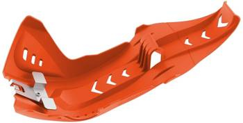 Polisport Osłona silnika Fortress KTM SX-F 250 / 350 `16-19 Husqvarna FC 250 / 350 `16-19 FE 250 / 300 `17-`19 POMARAŃCZOWA Z OSŁONĄ PRO-LINK