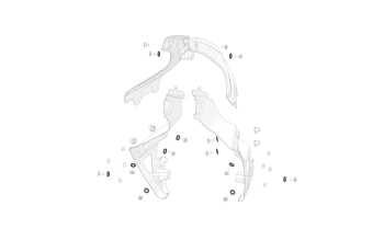 Stark Future Spacer Black, for carbon fiber screw