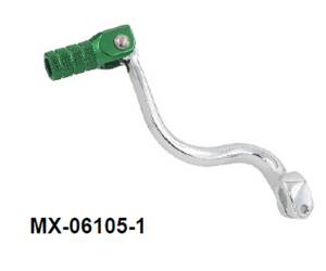 Dźwignia zmiany biegów z kutego aluminium Kawasaki KX 125 '03-'05, KX 500 '94-'04   srebrny