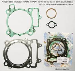 Uszczelki Top-End Kawasaki KXF 450 '06-'08, KFX 450 '08-'14 STANDARD 96MM pasuje do cylindra Athena P400250100009 Athena