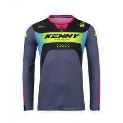 Kenny Racing Bluza cross TRACK FOCUS NEON kolor czarny,szary,żółty,różowy