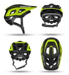UFO Kask rowerowy Defcon-Three kolor czarny,żółty,fluo