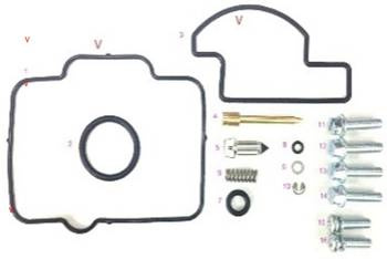 BEARING WORX Zestaw naprawczy gaźnika HUSABERG TE 250/300 11-14 Husqvarna TC 125/250 TE 125/250/300 14-17 KTM EXC 250/300 04-05 SX 125/150 09-17 SX 250 02-16 XC/XC-W 200/250/300 06-16