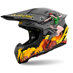 Kask cross Airoh Twist 3 kolor: szary,złoty