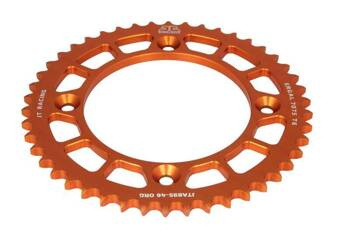 JT Zębatka tylna aluminiowa [46 zębów] KTM SX 85 04-18 / 105 XC 07-11 kolor pomarańczowy