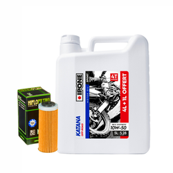 Zestaw serwisowy olej + filtr: Ipone KATANA 10W50 5L + Hiflo filtr oleju – KTM/Husqvarna/Gas Gas
