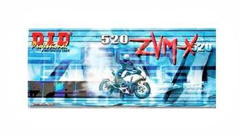 DID Łańcuch 520 ZVMX 104 ogniw X-Ring otwarty zakuwka złoty / złoty