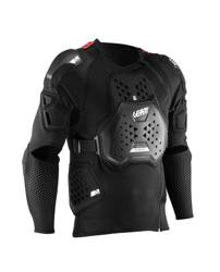 Koszulka ochronna LEATT Body Protector 3DF AirFit Hybrid Level 2 – klatka + plecy + barki + łokcie (CE) – czarny