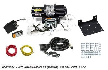 Nachman Wyciągarka 4500LBS (2041KG) LINA STALOWA 5.5MM X 15.2M / PILOT