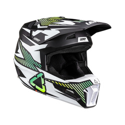 Kask cross z goglami junior LEATT Kit Moto 3.5 Storm kolor teal