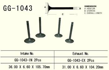 Vesrah Zawór ssący HONDA XL 600R/XR 650L/XR 600R / XL 650V TRANSALP 00-07