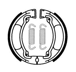 TRW Lucas SZCZĘKI HAMULCOWE (110X25MM)