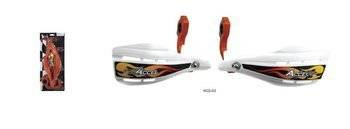 Accel/ Osłony rąk z mocowaniem aluminiowym/ Kolor czerwony i biały