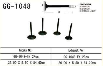 Vesrah Zawór ssący HONDA TRX 450 R 04-05