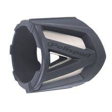 Uniwersalna osłona na tłumik / osłona końcówki wydechu sylikonowa kolor szary Polisport