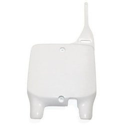 Plastron UFO / Pole Numerowe Przód dla Suzuki RM 125 / 250 '99-'00 kolor biały