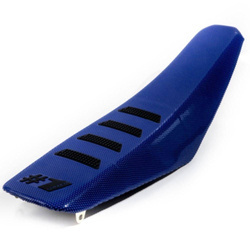 Onegripper RIBBED Gumowe Poszycie siedzenia KTM Husqvarana Gas Gas Sherco Beta kolor: niebieski,czarny